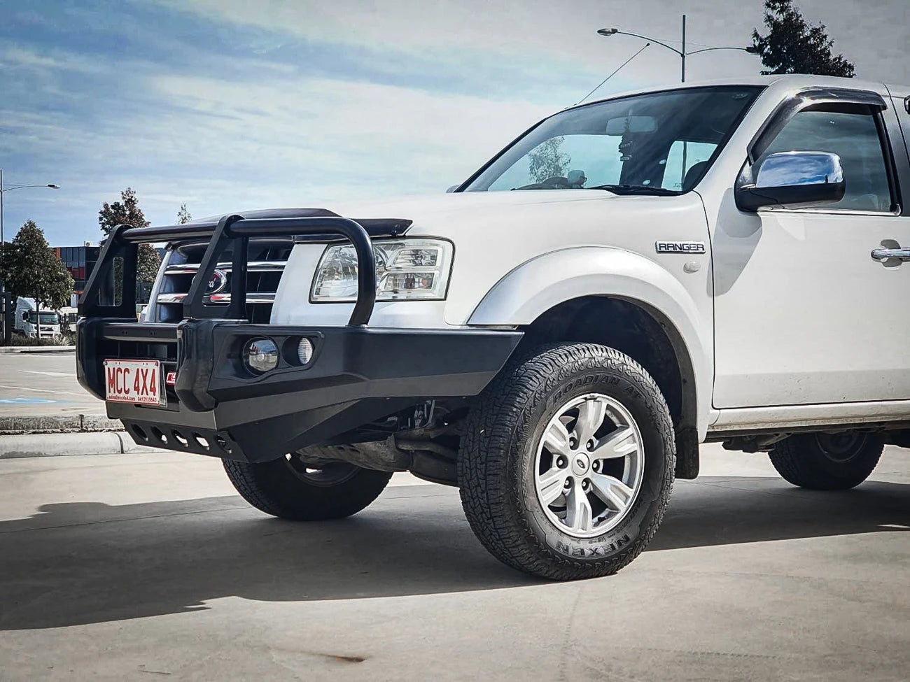Ranger PJ 2007-2009 707-02 Falcon Bull Bar A-Frame Package (No Foglight) - SKU MCC-05001-702UP