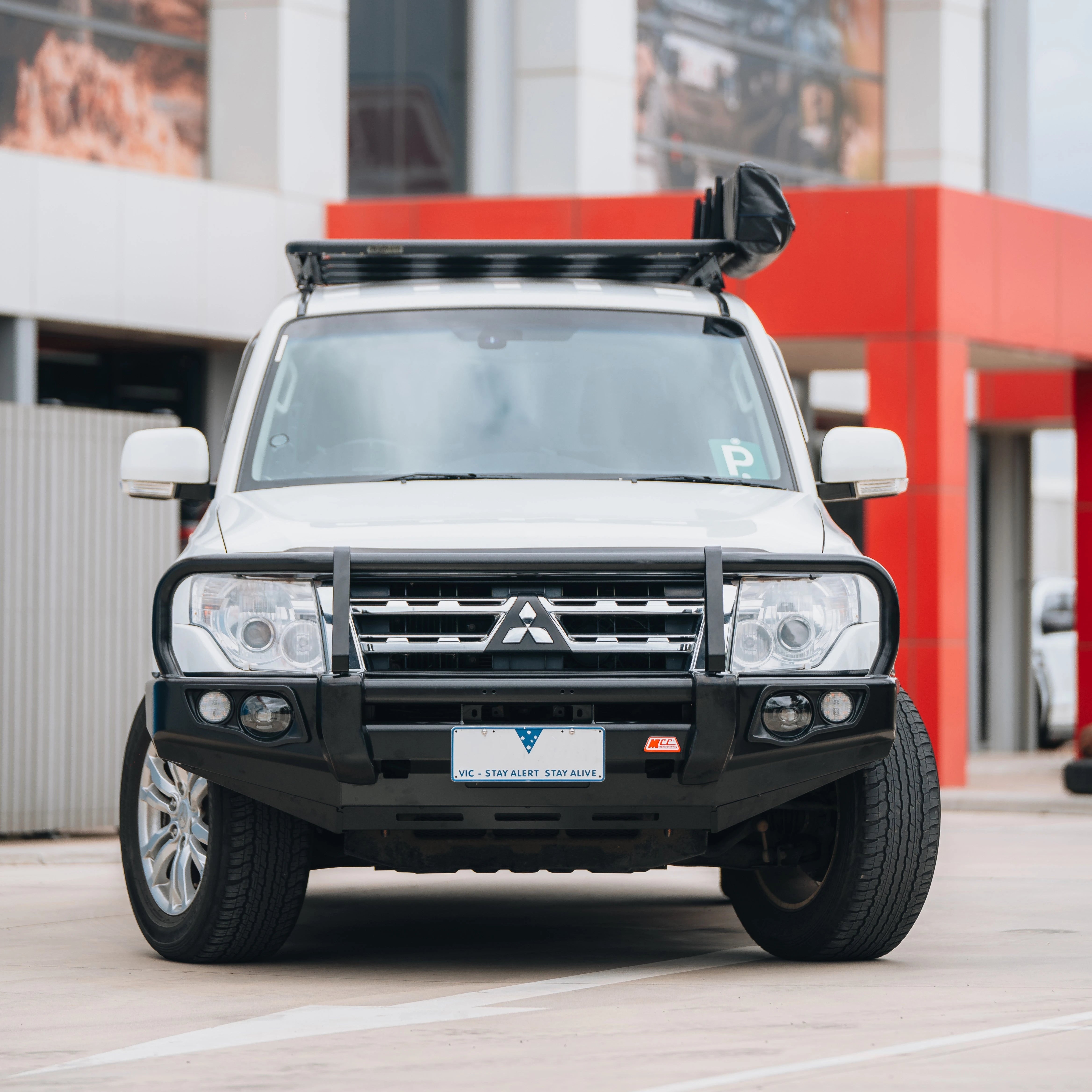 Pajero NS,NX,NT,NW 2006-2021 707-02 Falcon Bull Bar A-Frame Package (No Foglight) - SKU MCC-02004-702UP
