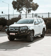 Pajero Sport QE 2015-2020 707-02 Falcon Bull Bar Black A-Frame Package (LED Foglight) - SKU MCC-02010-702FOGUP