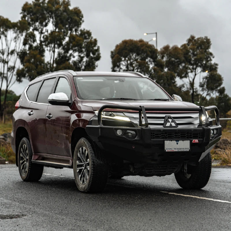 Pajero Sport QF 2020-On 707-02 Falcon Bull Bar A-Frame Package (No Foglight) - SKU MCC-02012-702UP