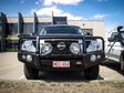 GU Patrol Y62 2010-2019 707-02 Falcon Bull Bar Black A-Frame Package (LED Foglight) - SKU MCC-03005-702FOGUP
