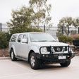 Navara D40 2011-2015 707-02 Falcon Bull Bar Black A-Frame Package (No Foglight) - SKU MCC-03007-702UP