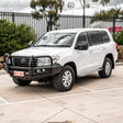 Land Cruiser 200 Series Prefacelift 707-02 Falcon Bull Bar Black A-Frame Package (No Foglight) - SKU MCC-01008-702UP