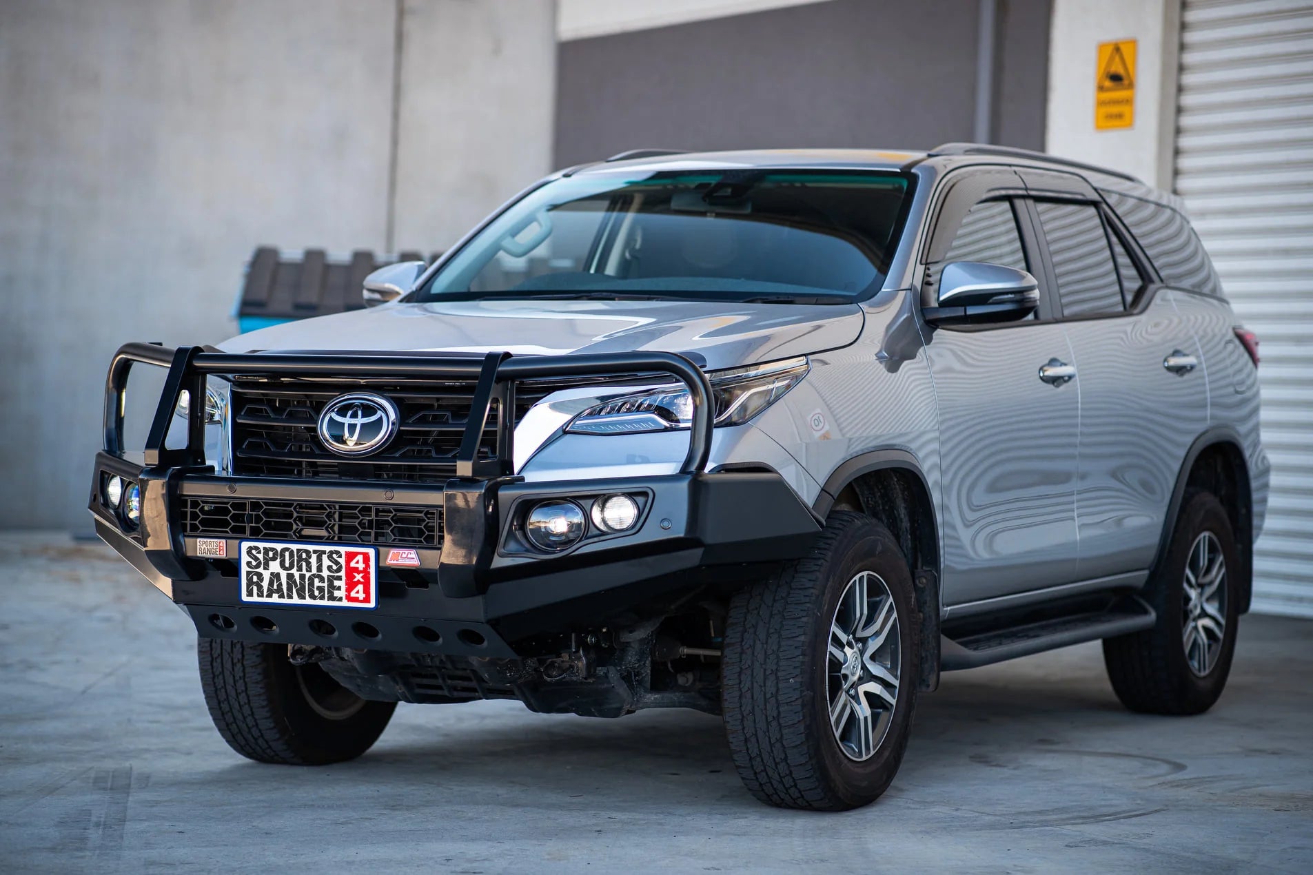 Fortuner 2015-2020 707-02 Falcon Bull Bar A-Frame Package (LED Foglight) - SKU MCC-01018-702FOGUP