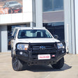 Hilux 2016-2020 Narrow 707-02 Falcon Bull Bar Black A-Frame Package (No Foglight) - SKU MCC-01017-702NUP
