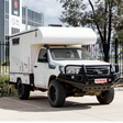 Hilux 2016-2020 Narrow 707-02 Falcon Bull Bar Black A-Frame Package (No Foglight) - SKU MCC-01017-702NUP