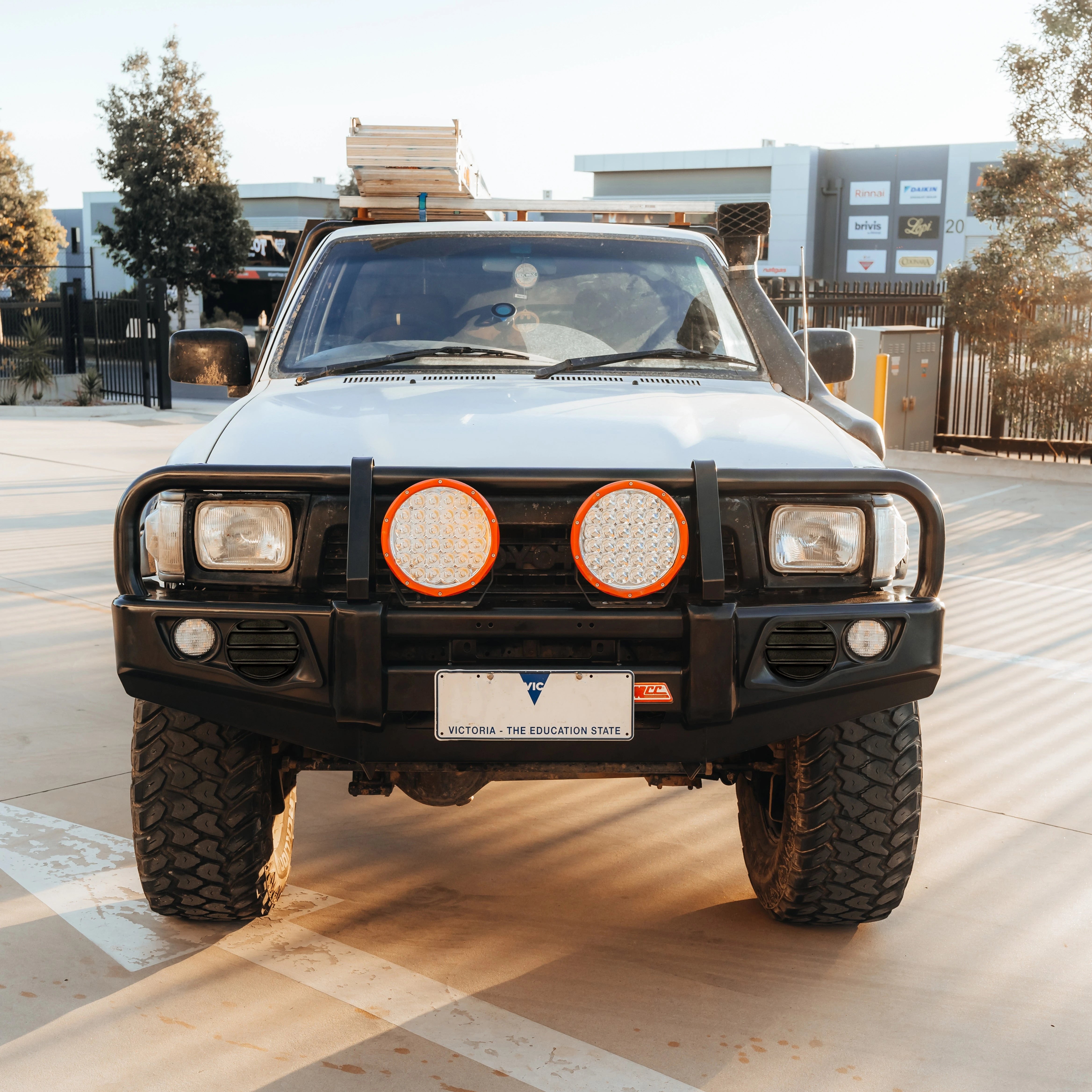 Hilux LN105/LN106 (Live) 1988-1997 707-02 Falcon Bull Bar A-Frame Package (No Foglight) - SKU MCC-01000-702