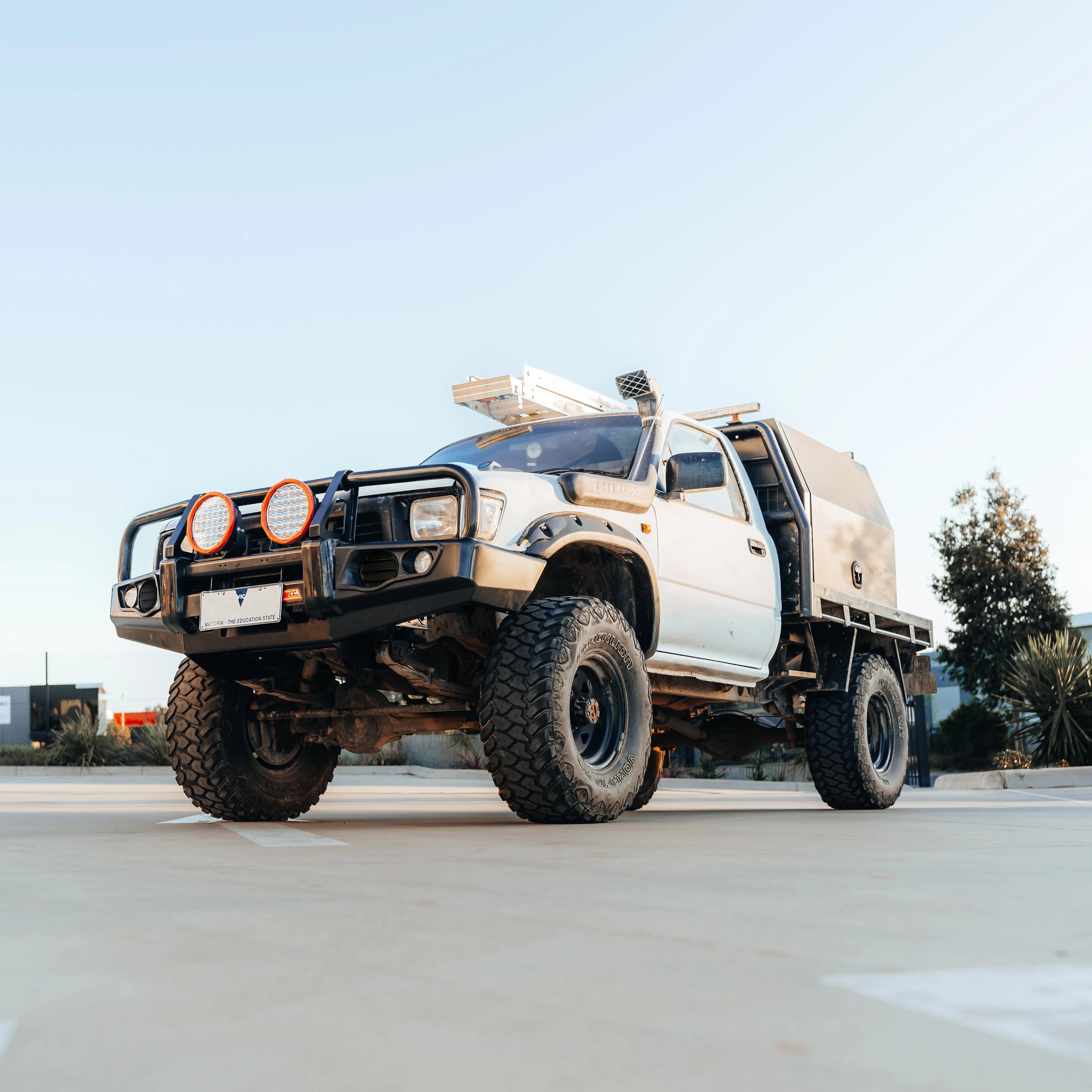 Hilux LN105/LN106 (Live) 1988-1997 707-02 Falcon Bull Bar A-Frame Package (No Foglight) - SKU MCC-01000-702
