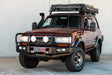Land Cruiser 80 Series 1990-1998 707-02 Falcon Bull Bar Black A-Frame Package (LED Foglight) - SKU MCC-01006-702FOGUP