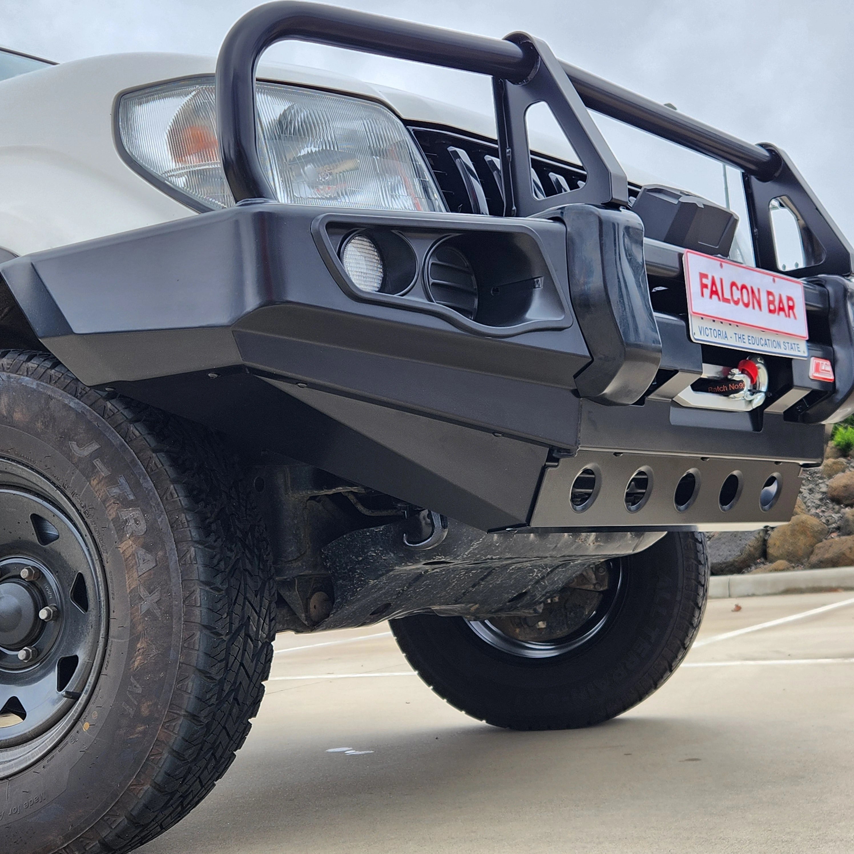 Prado 90/95 1996-2002 707-02 Falcon Bull Bar A-Frame Package (No Foglight) - SKU MCC-01009-702UP