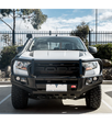Ranger/Everest Non Tech PX 2 2016-2018 707-02 Falcon Bull Bar Black A-Frame Package (LED Foglight) - SKU MCC-05006-702FOGUP