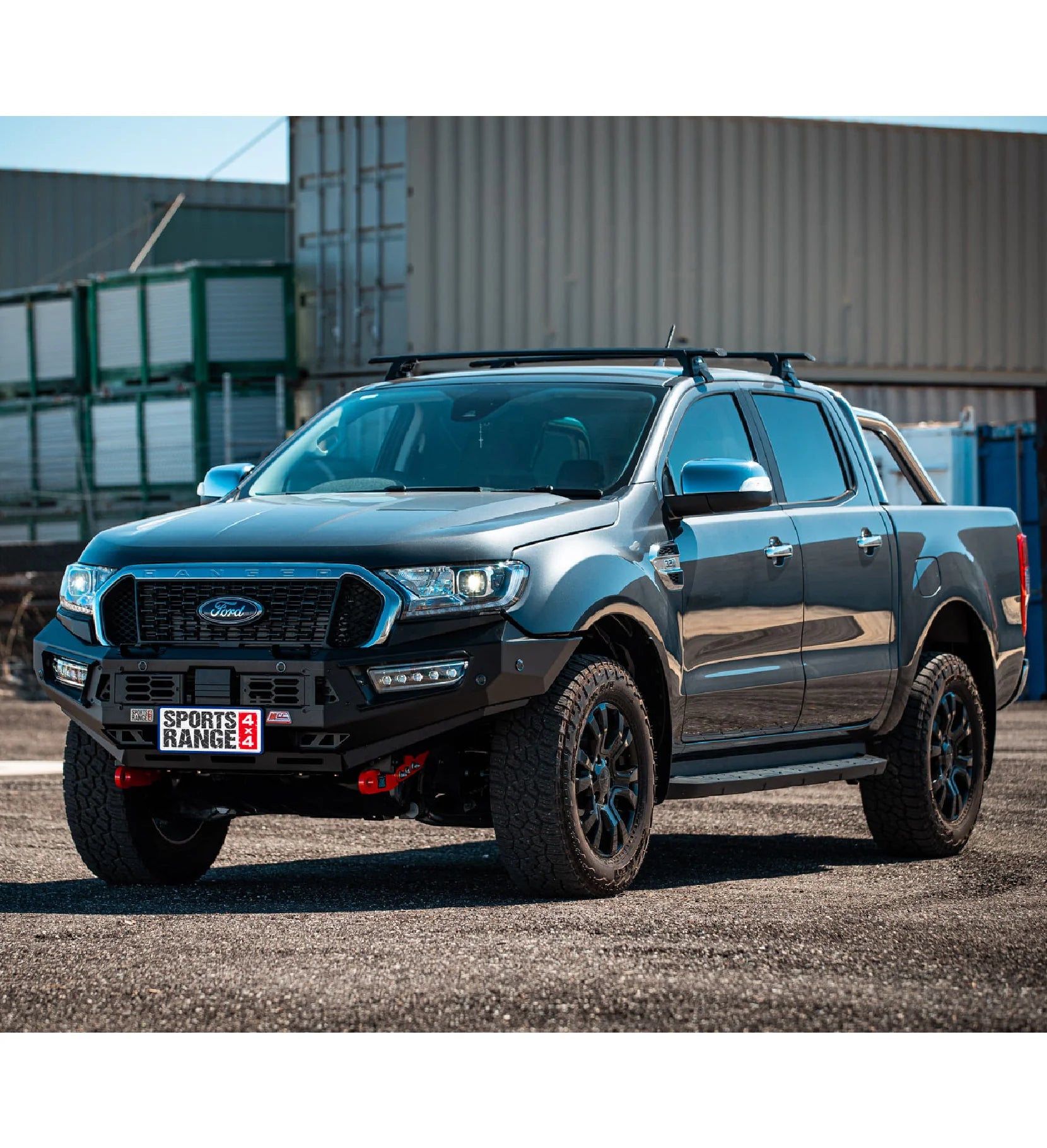Ranger/Everest Tech Pack PX3 2019-2021 909-01 Alloy Pegasus Bull Bar Bumper Replacement Package - SKU MCC-05009-901UP