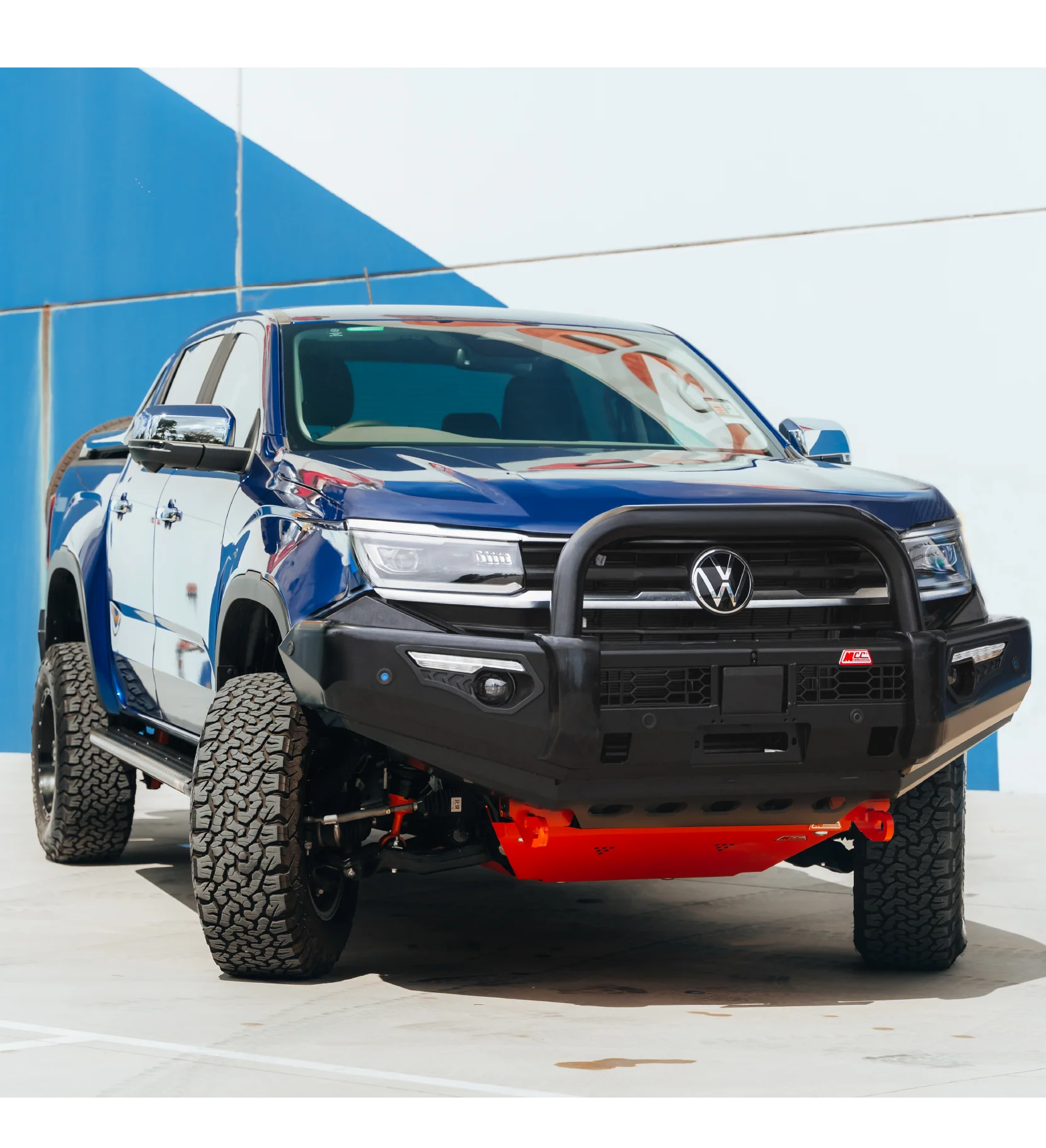 All-New Amarok 2023-On 808-01 Phoenix Bull Bar Single Black Loop Package - SKU MCC-04002-801SBL