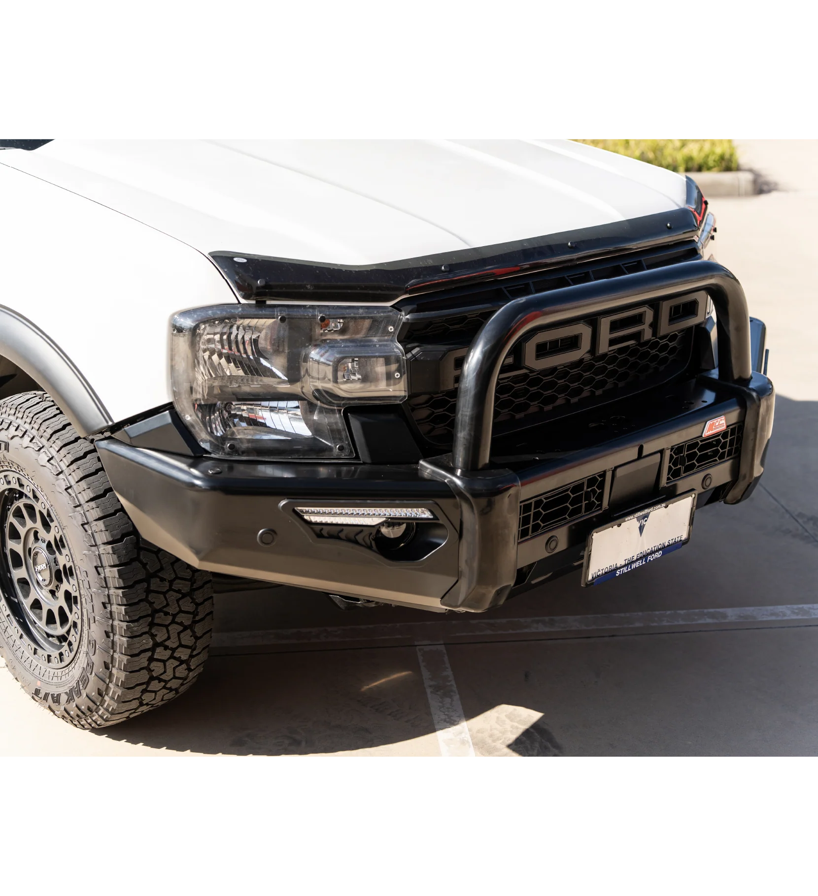 Next-Gen Ranger/Everest 2022-On 808-01 Phoenix Bull Bar Single Black Loops Package - SKU MCC-05010-801SBLUP