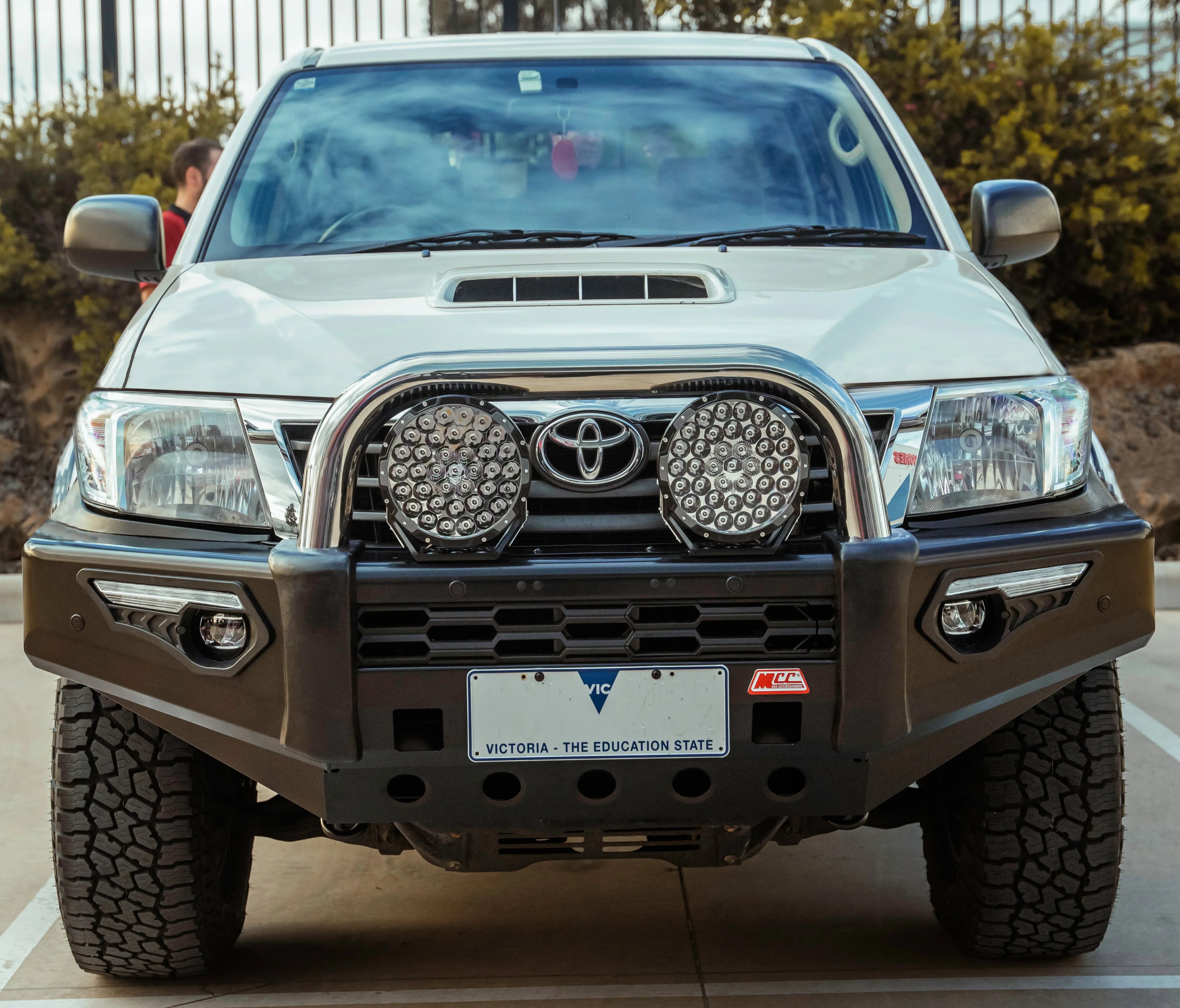 Hilux KUN26R 2012-2015 808-01 Phoenix Bull Bar Single Stainless Loops Package - SKU MCC-01015-801SSLUP