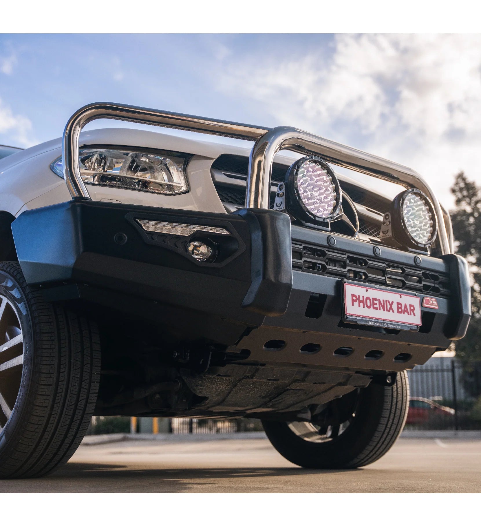 Mercedez Benz X Class 2019-Present 808-01 Phoenix Bar Triple Stainless Loops Package - SKU MCC-10001-801UP