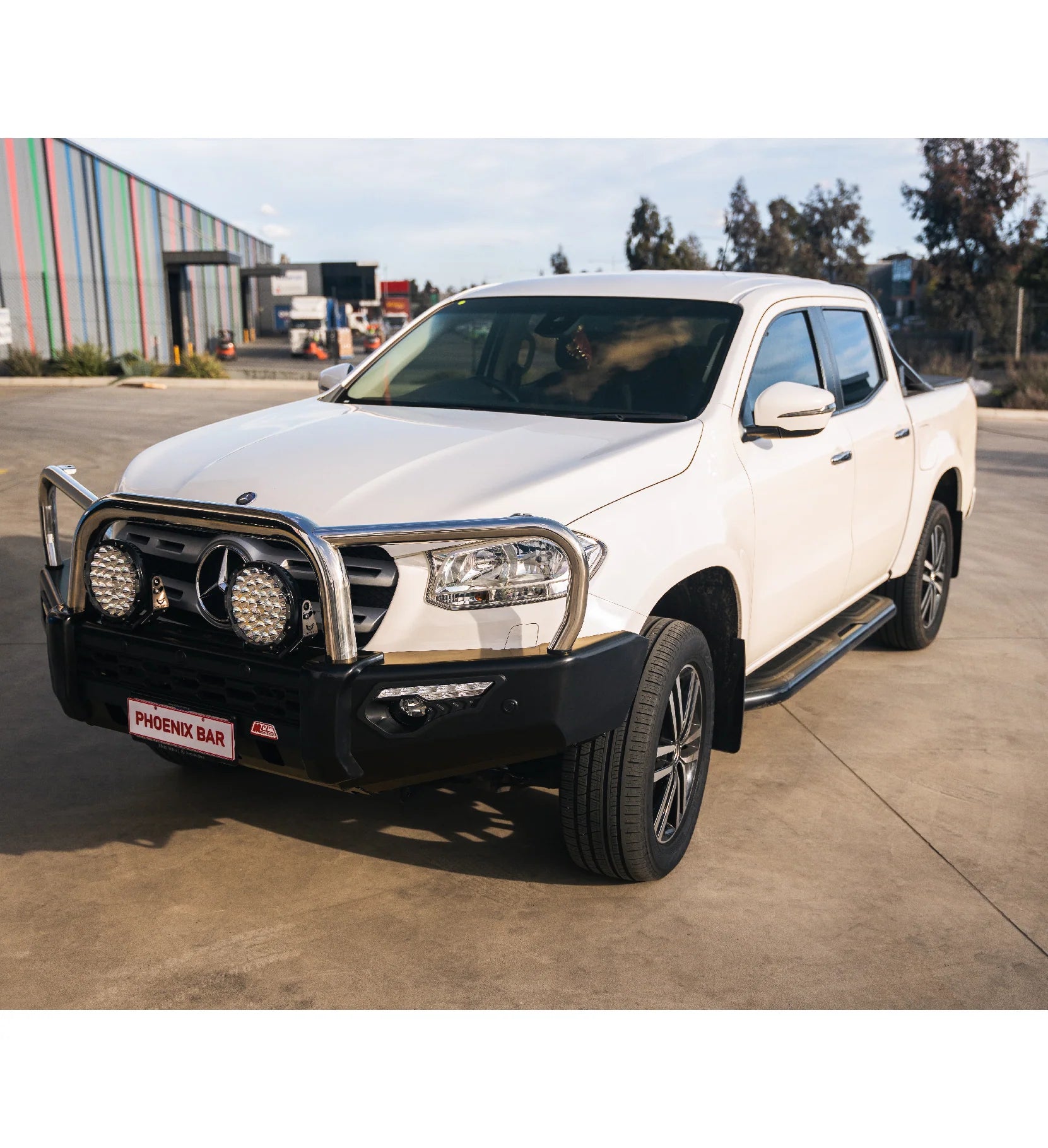 Mercedez Benz X Class 2019-Present 808-01 Phoenix Bar Triple Stainless Loops Package - SKU MCC-10001-801UP