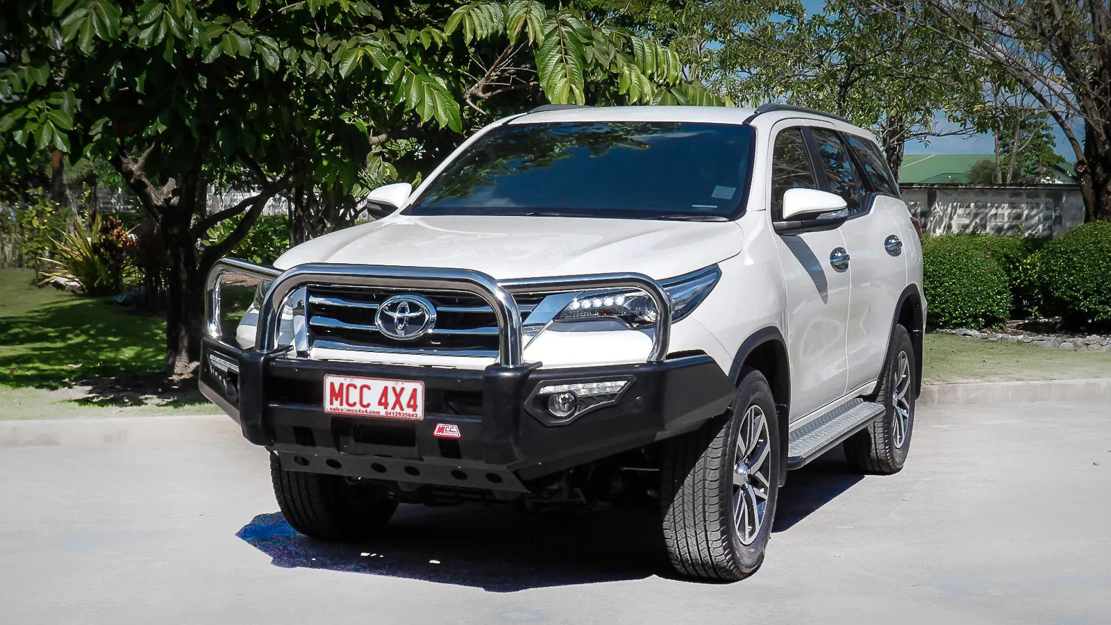 Fortuner 2015-2020 808-01 Phoenix Bull Bar Triple Stainless Loops Package - SKU MCC-01018-801UP