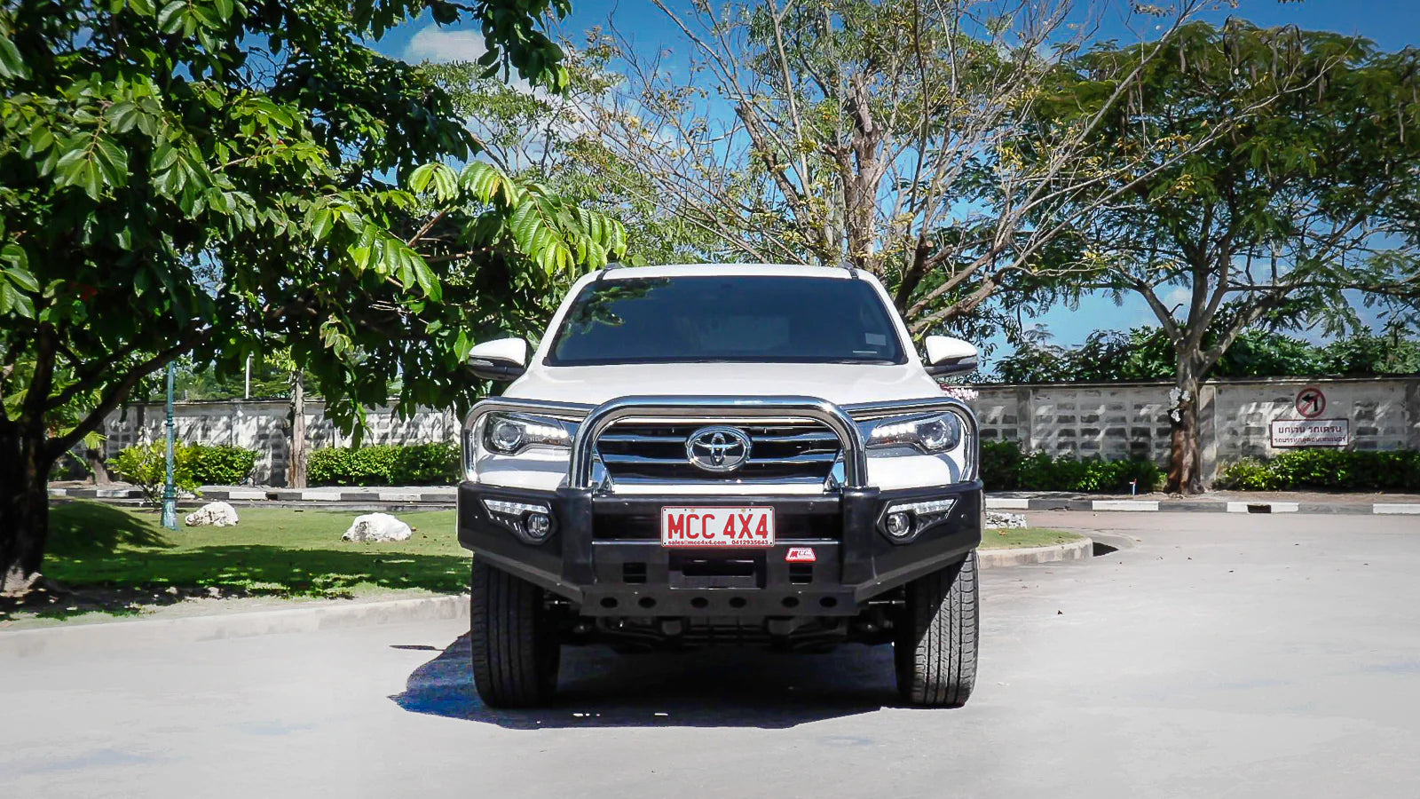 Fortuner 2015-2020 808-01 Phoenix Bull Bar Triple Stainless Loops Package - SKU MCC-01018-801UP