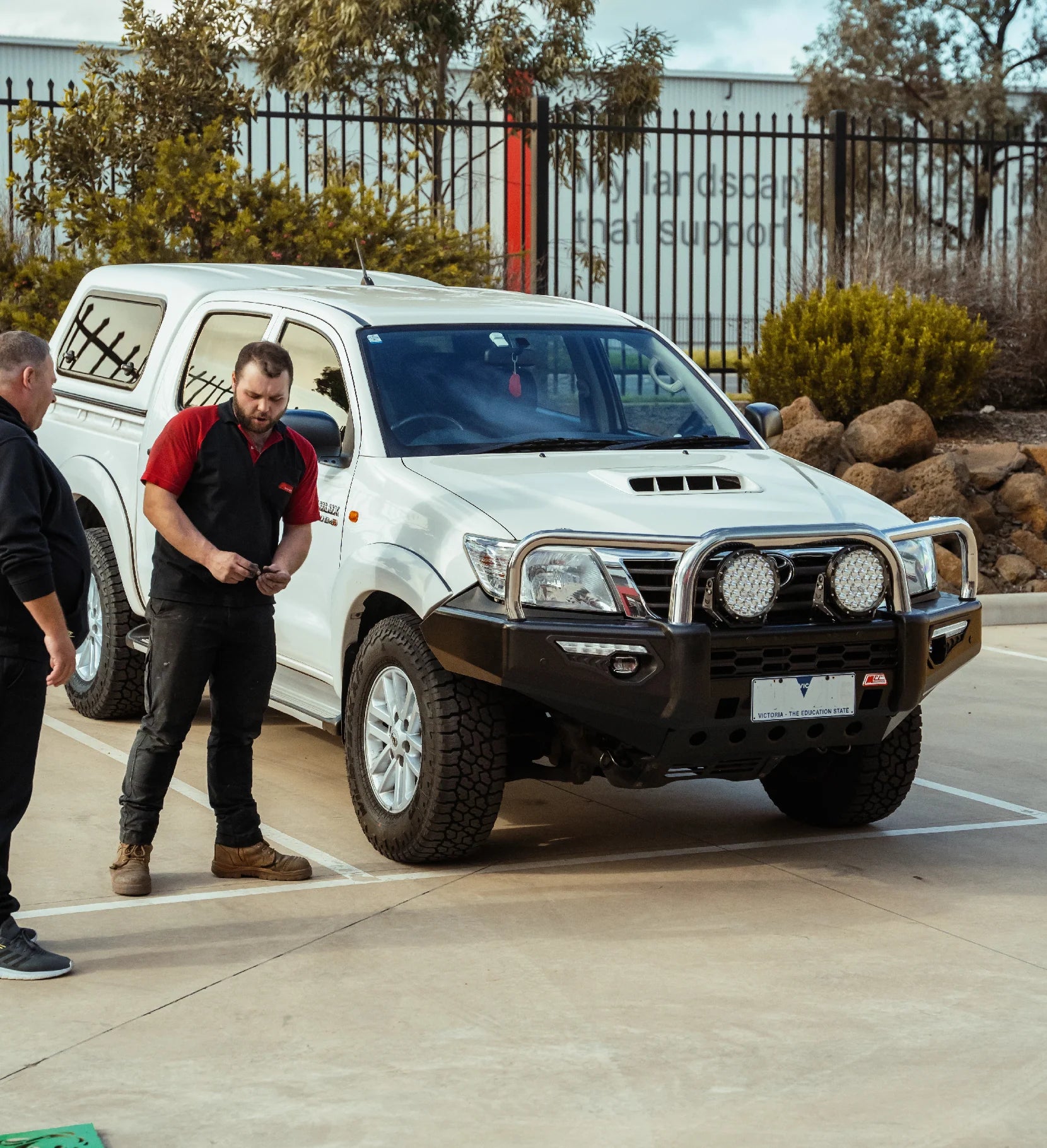 Hilux KUN26R 2012-2015 808-01 Phoenix Bull Bar Triple Black Loops Base Series Package - SKU MCC-01015-801UP