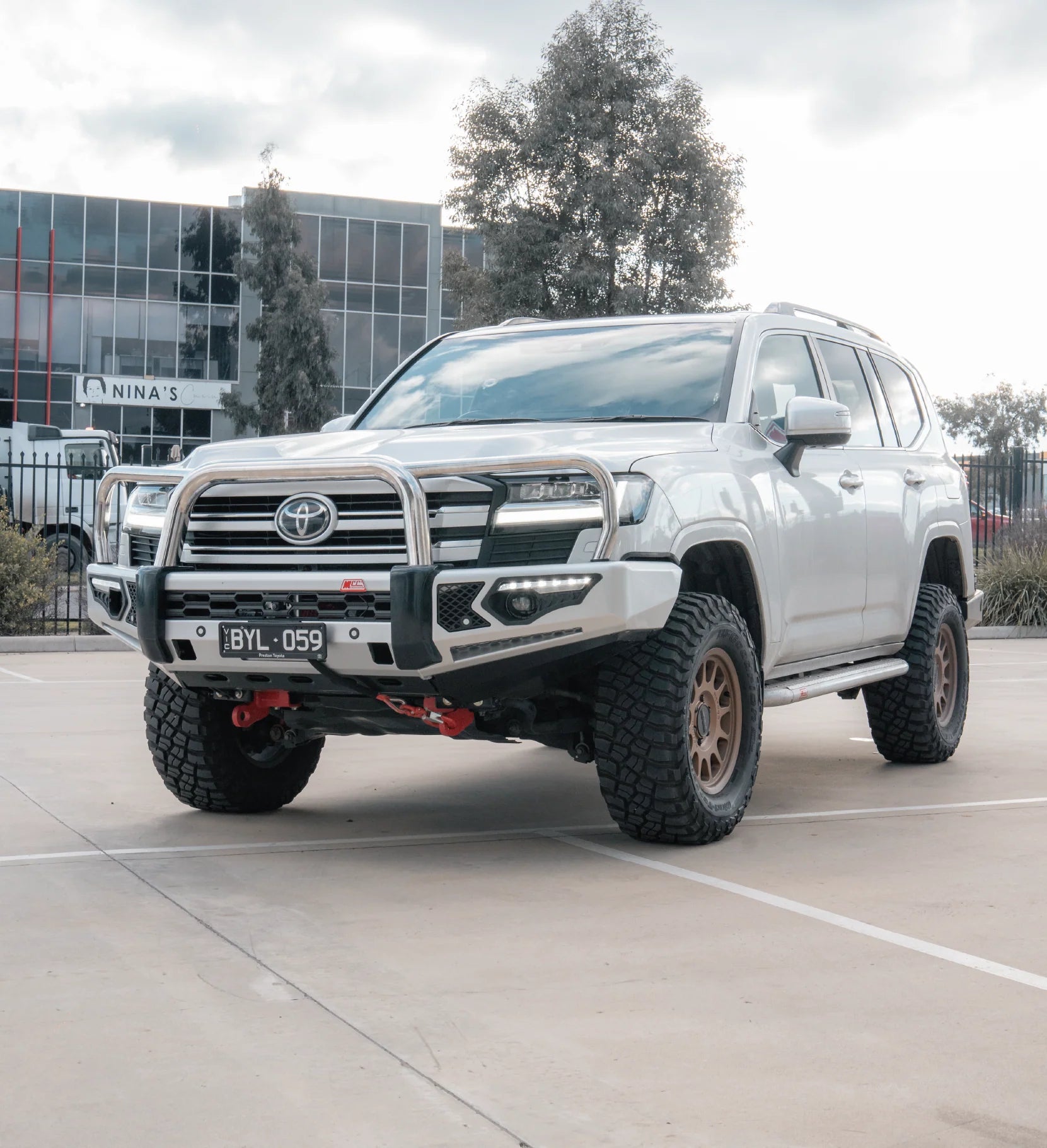 Land Cruiser 300 series 2022-On 808-01 Phoenix Bar Triple Stainless Loops Package - SKU MCC-01023-801UP
