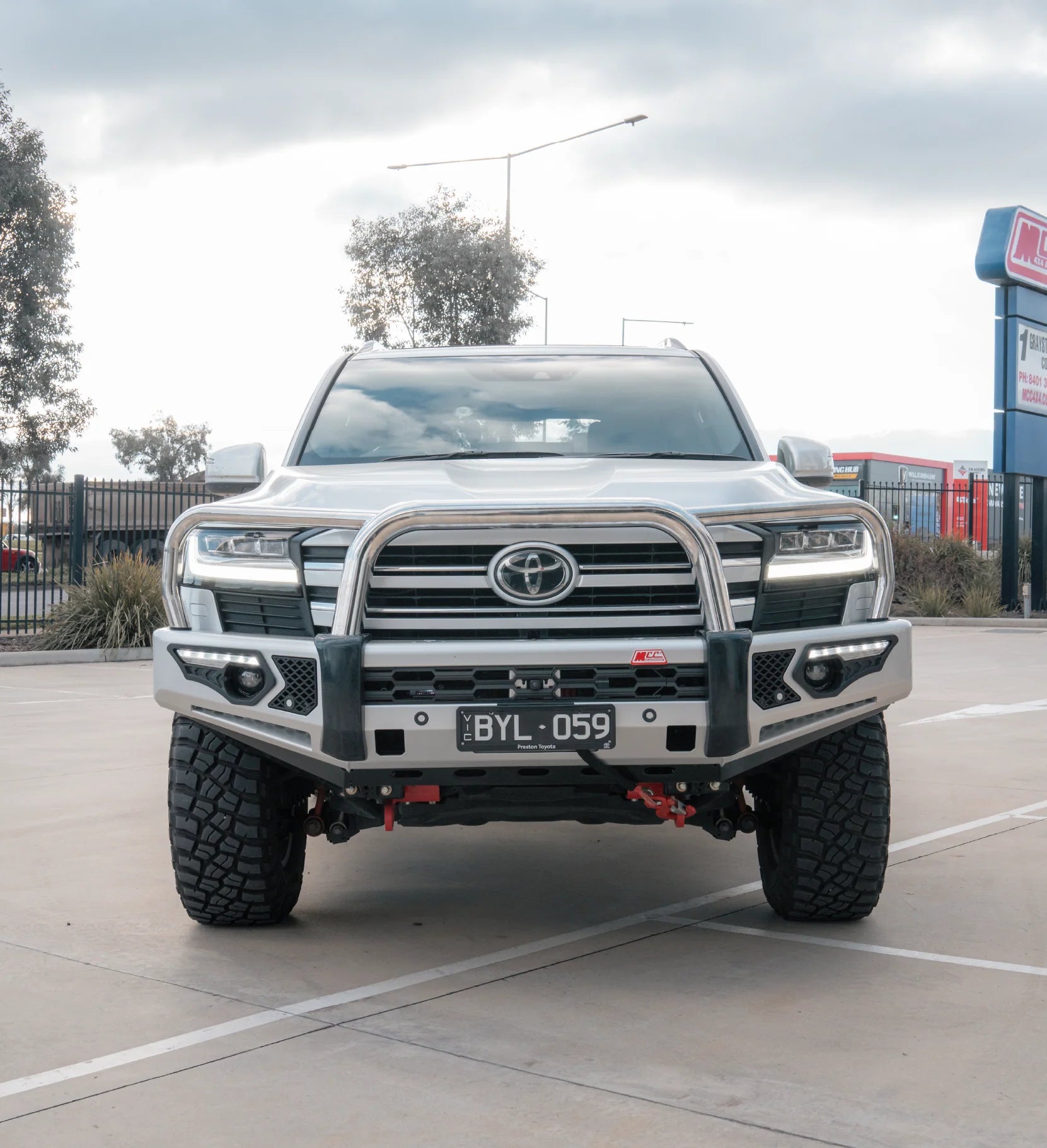 Land Cruiser 300 series 2022-On 808-01 Phoenix Bar Triple Stainless Loops Package - SKU MCC-01023-801UP