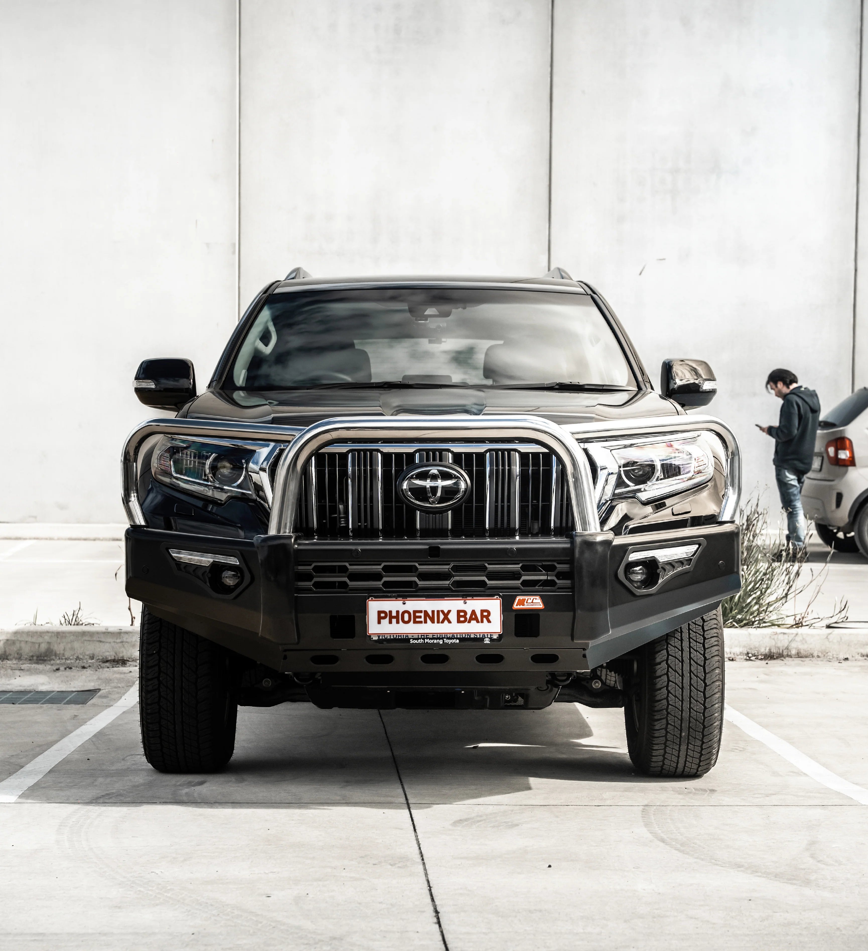 Prado 150 facelift 2017-Current 808-01 Phoenix Bar Triple Stainless Loops Package - SKU MCC-01020-801UP