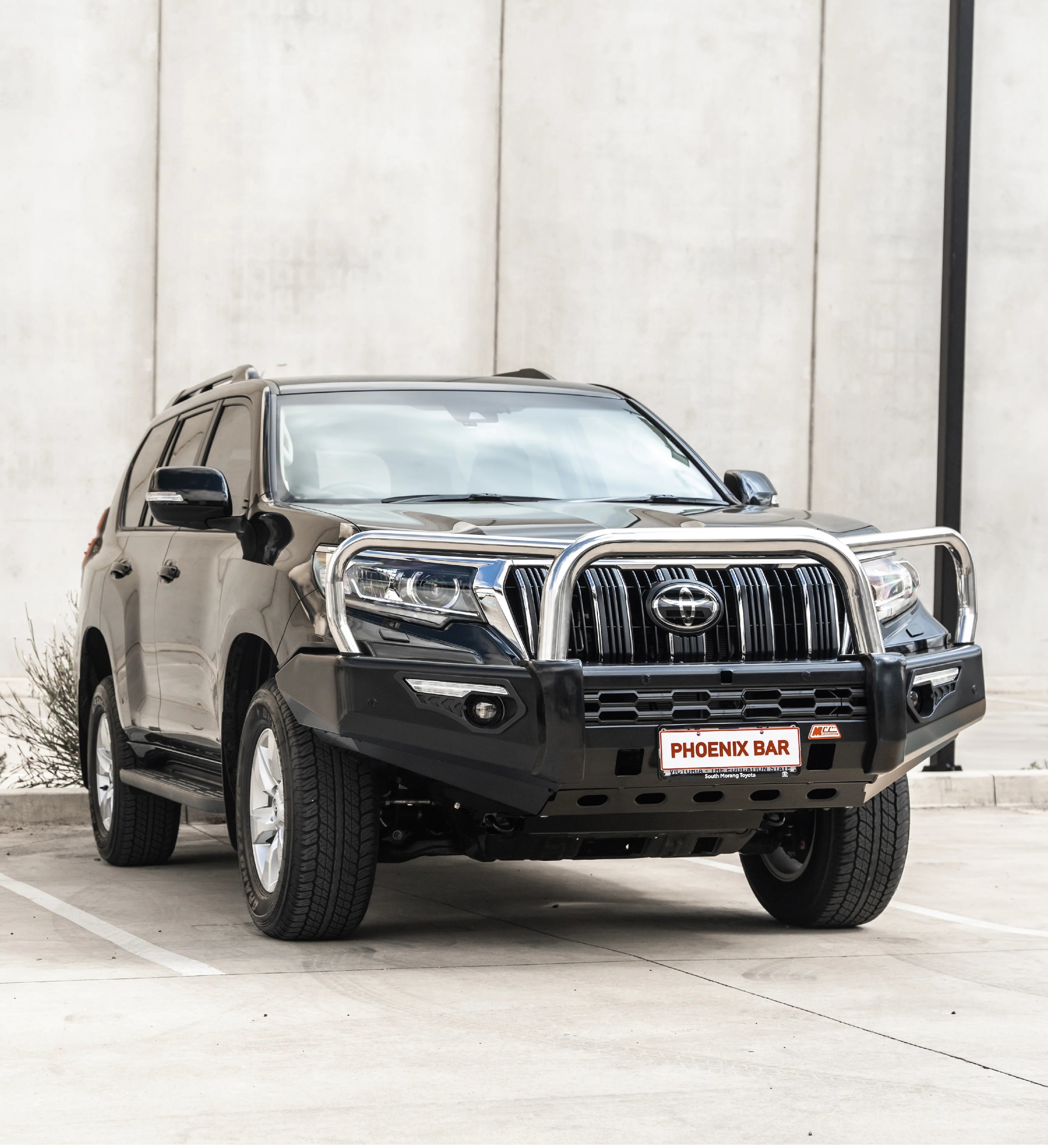 Prado 150 facelift 2017-Current 808-01 Phoenix Bar Triple Stainless Loops Package - SKU MCC-01020-801UP