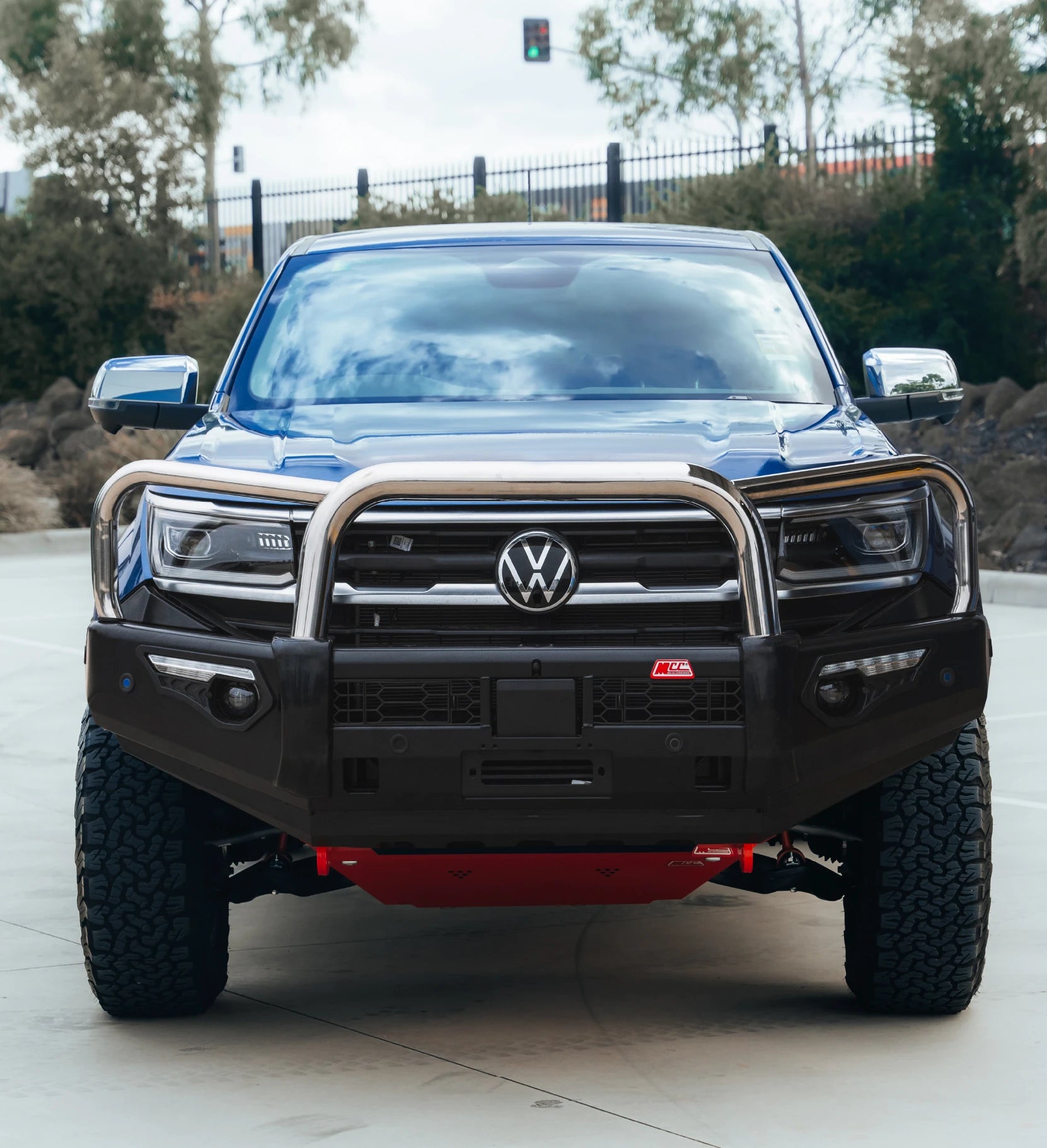 All-New Amarok 2023-On 808-01 Phoenix Bull Bar Triple Stainless Loops Package - SKU MCC-04002-801
