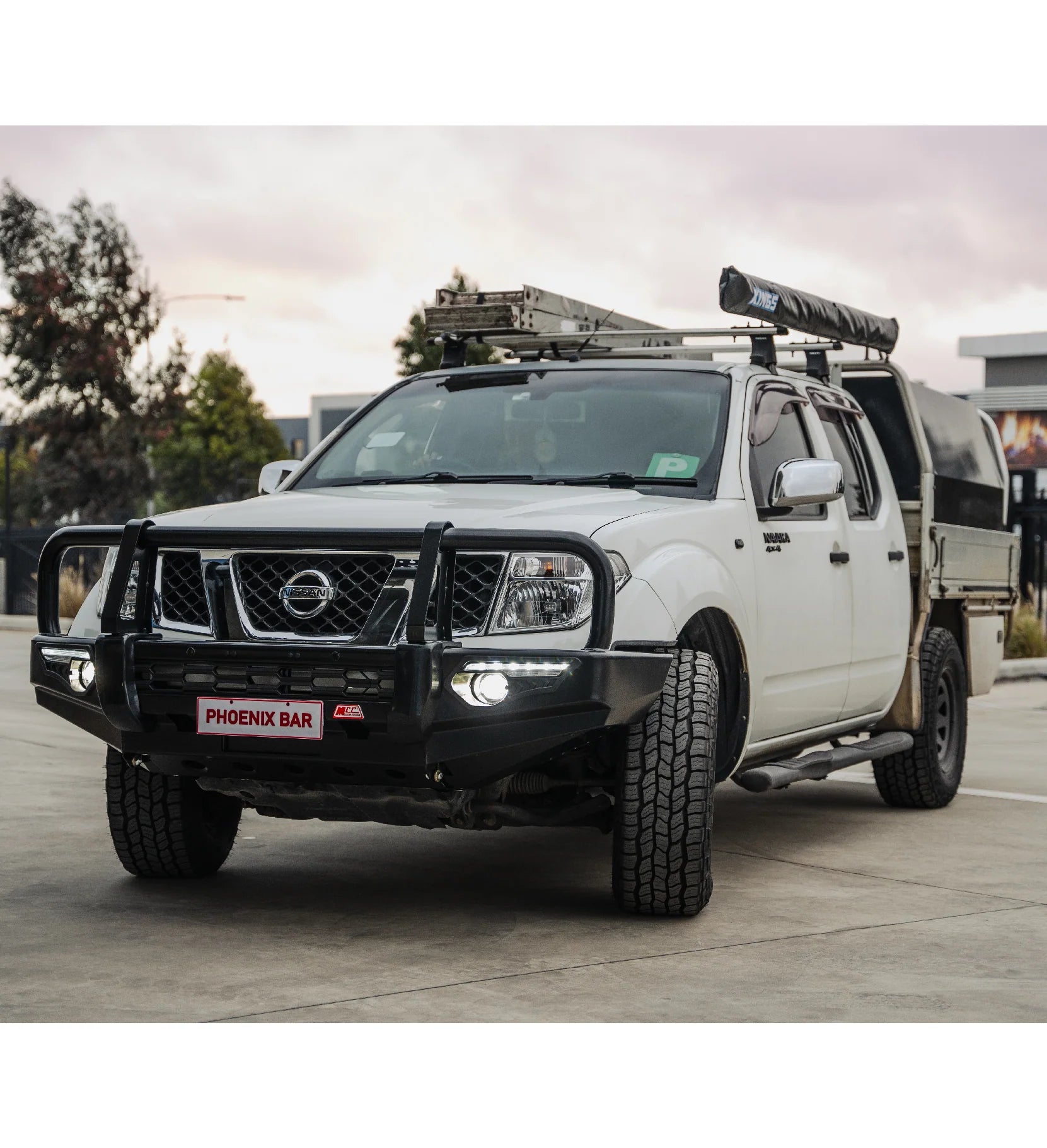 Navara D40 2011-2015 808-02 Phoenix Bull Bar A-Frame Package - SKU MCC-03007-802UP