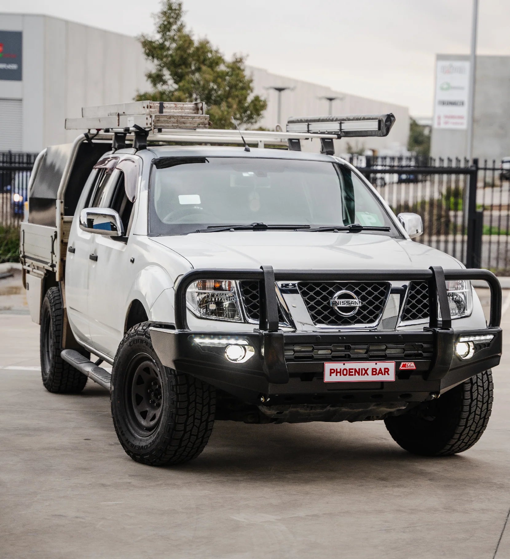 Navara D40 2011-2015 808-02 Phoenix Bull Bar A-Frame Package - SKU MCC-03007-802UP