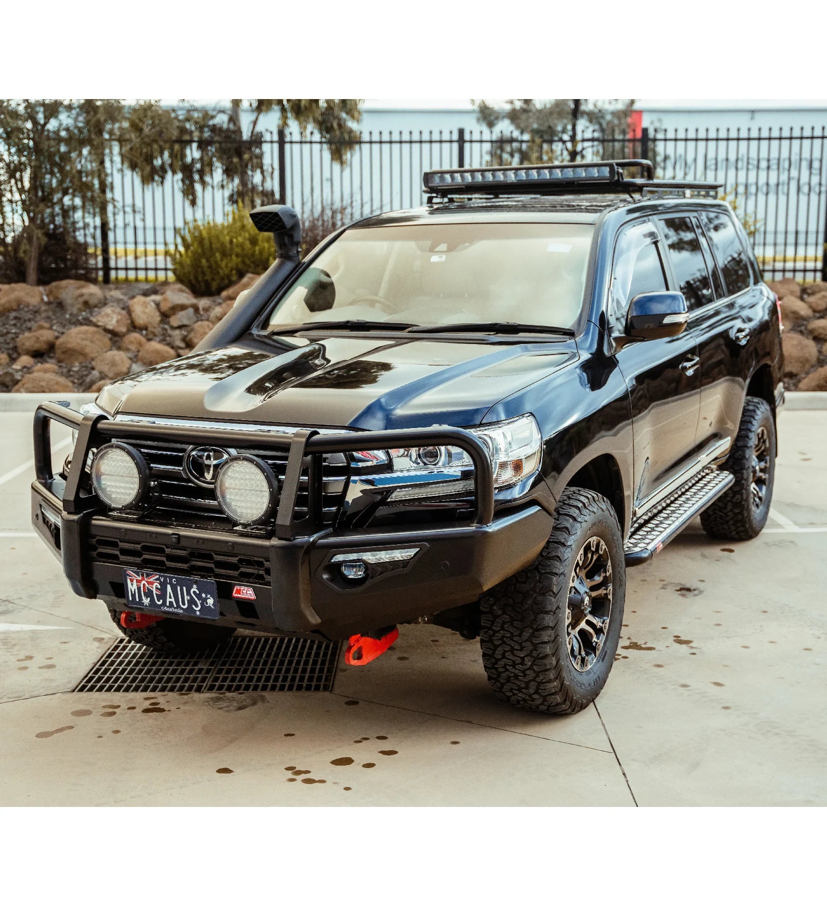 Land Cruiser 200 Series 2016-On 808-02 Phoenix Bull Bar A-Frame Package - SKU MCC-01019-802UP