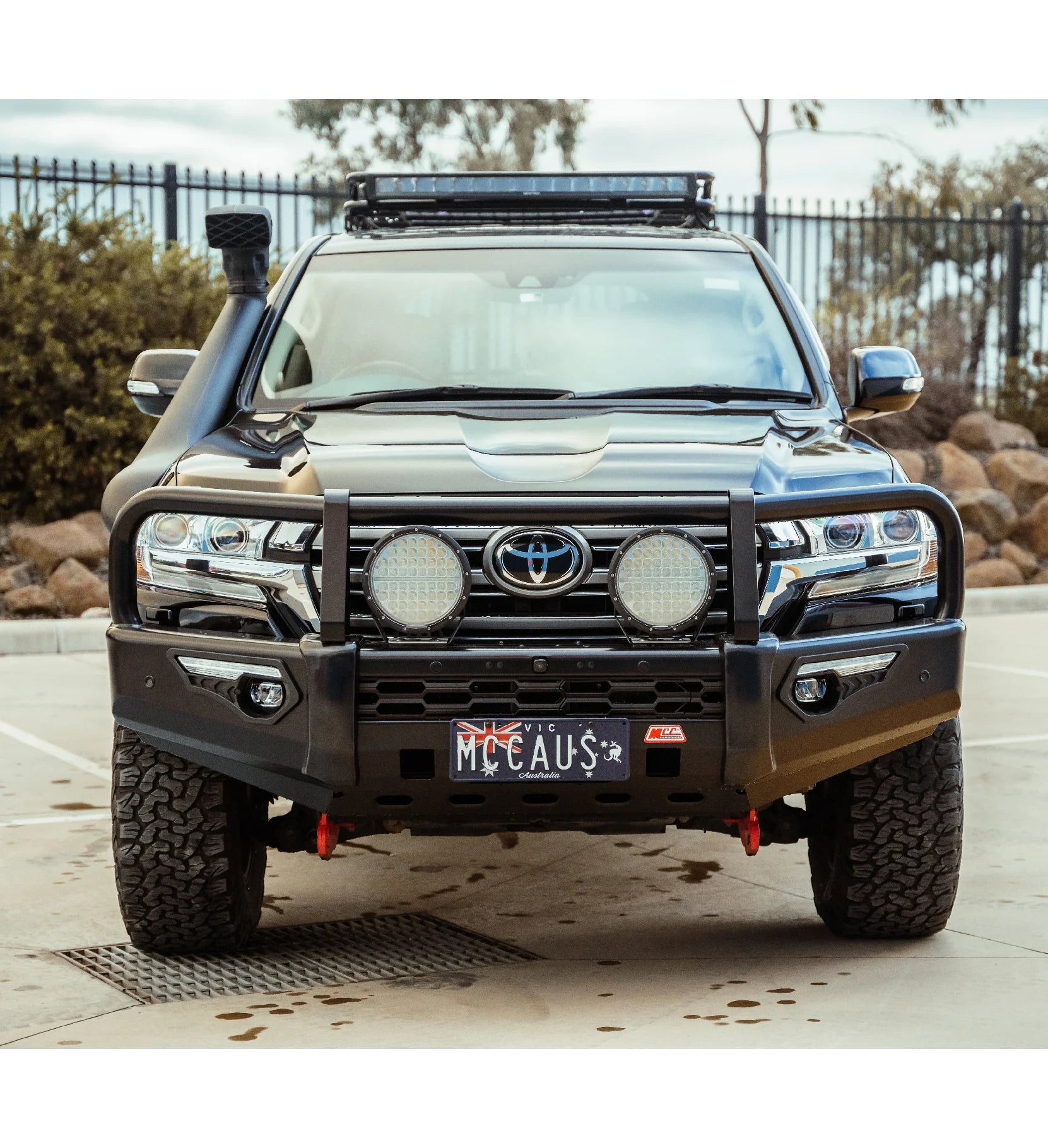 Land Cruiser 200 Series 2016-On 808-02 Phoenix Bull Bar A-Frame Package - SKU MCC-01019-802UP