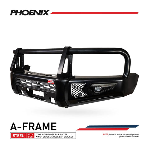 Land Cruiser 300 series 2022-On 808-02 Phoenix Bull Bar A-Frame Package - SKU MCC-01023-802UP