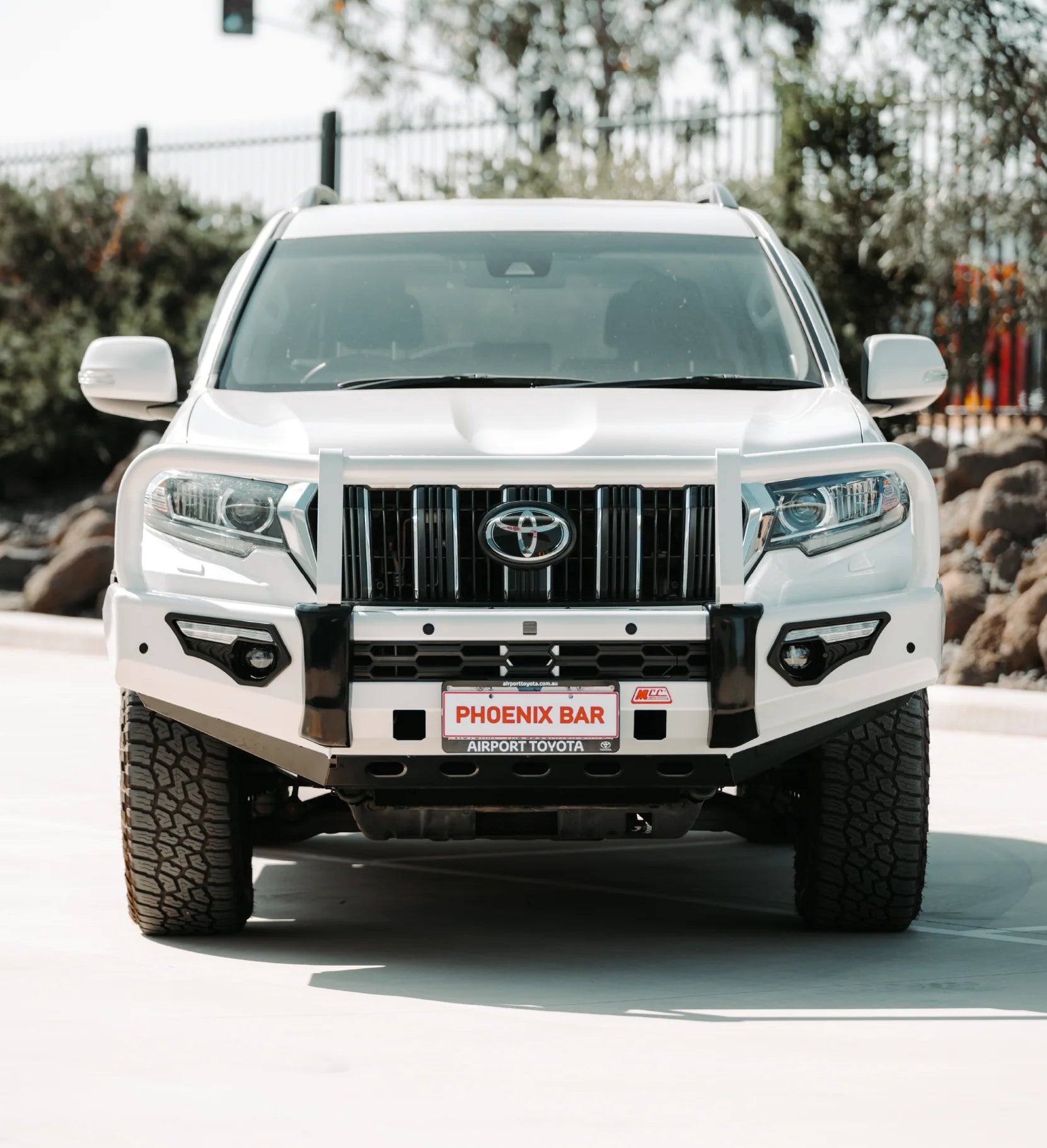 Prado 150 facelift 2017-Current 808-02 Phoenix Bull Bar A-Frame Package - SKU MCC-01020-802UP