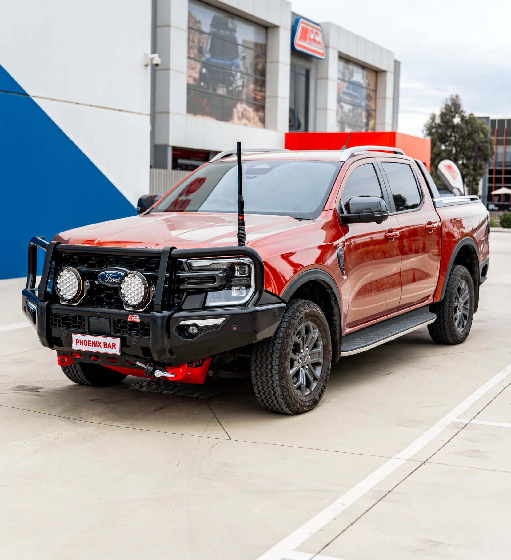 Next-Gen Ranger/Everest 2022-On 808-02 Phoenix Bull Bar A-Frame Package - SKU MCC-05010-802UP