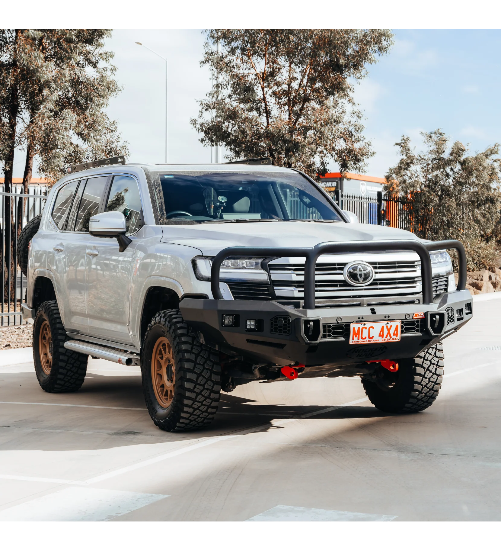 Land Cruiser 300 Series 2022-On 078-02SQ Rocker Bull Bar Triple Loop Package - SKU MCC-01023-7802SQUP