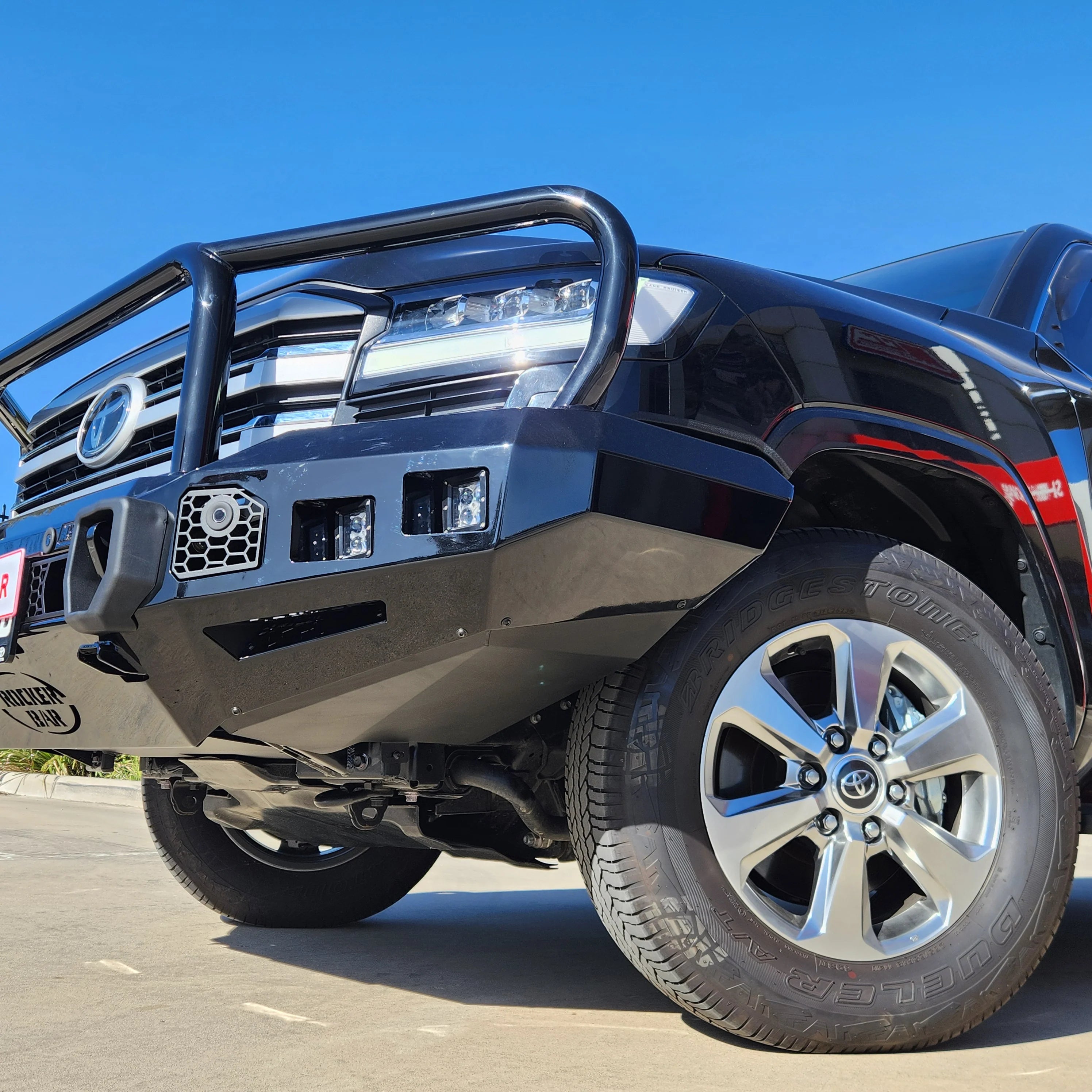 Land Cruiser 300 Series 2022-On 078-02SQ Rocker Bull Bar Triple Loop Package - SKU MCC-01023-7802SQUP