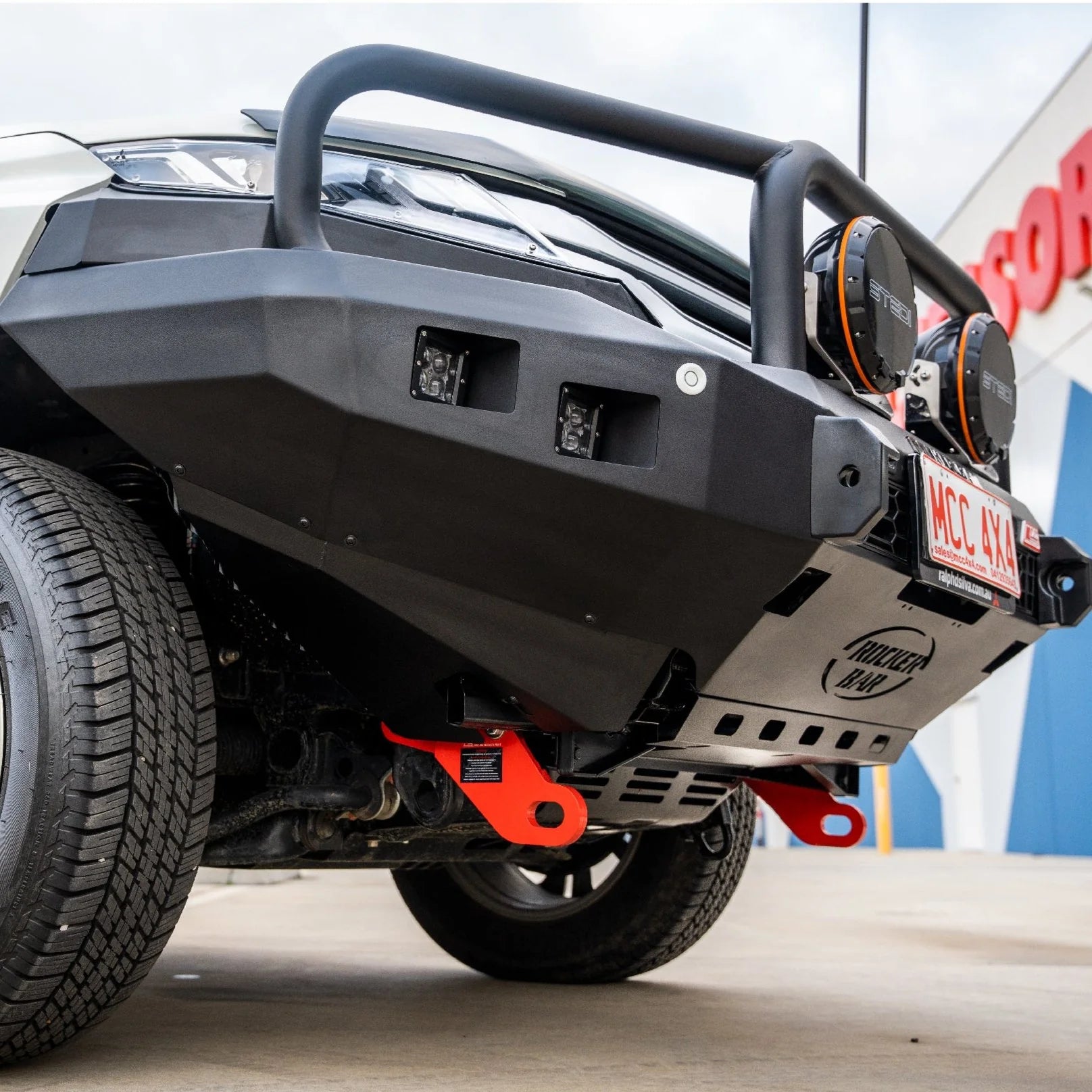 Triton MR 2019-On 078-02SQ Rocker Bull Bar Triple Loops Package - SKU MCC-02011-7802SQUP