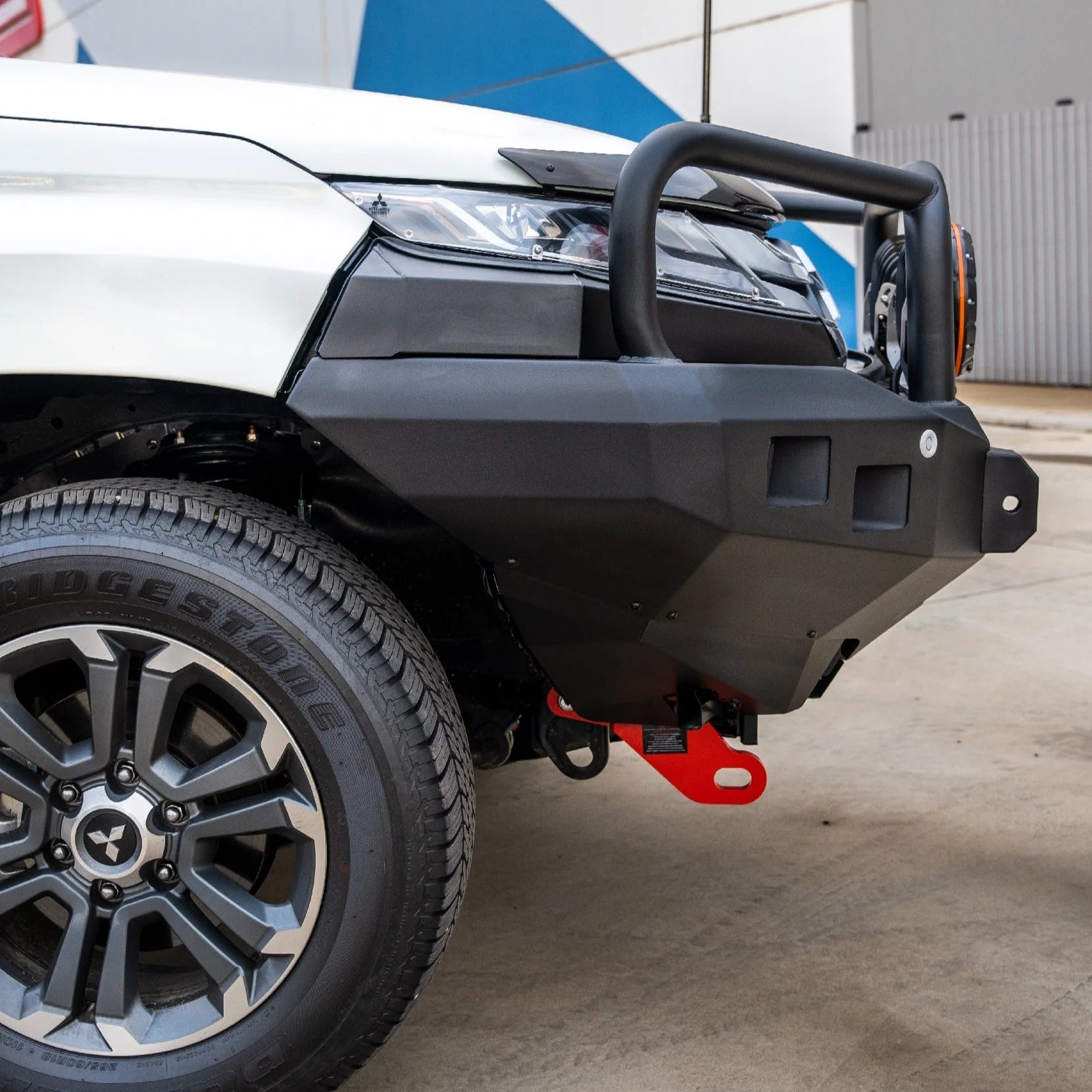 Triton MR 2019-On 078-02SQ Rocker Bull Bar Triple Loops Package - SKU MCC-02011-7802SQUP