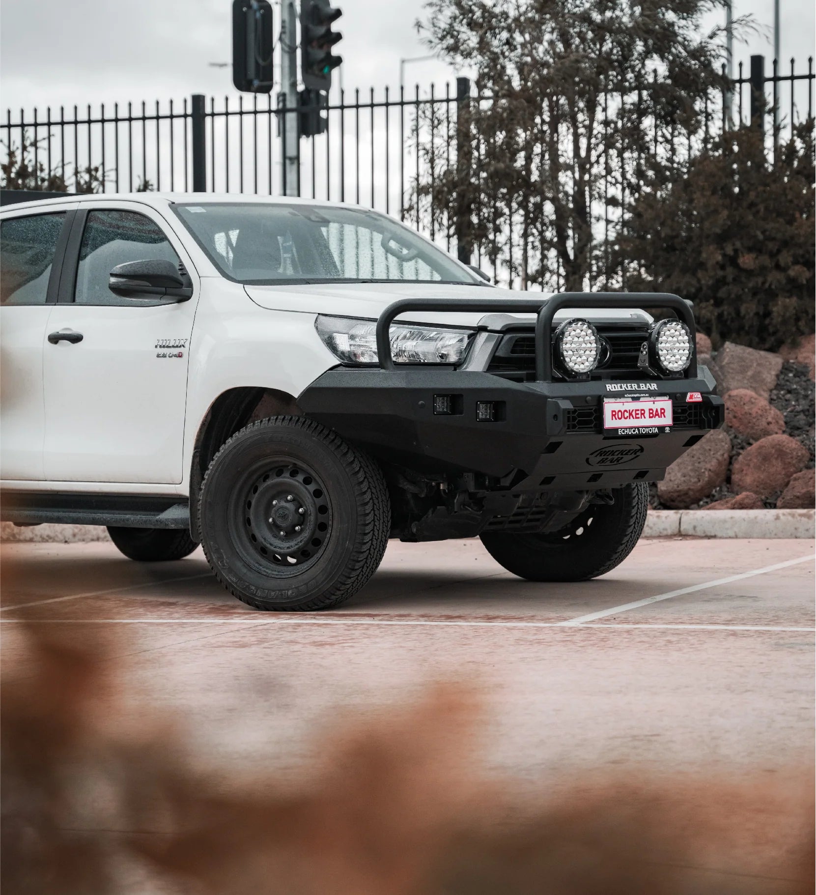 Hilux 2020-On 078-02 Rocker Bull Bar Triple Loops Package - SKU MCC-01021-7802SQUP