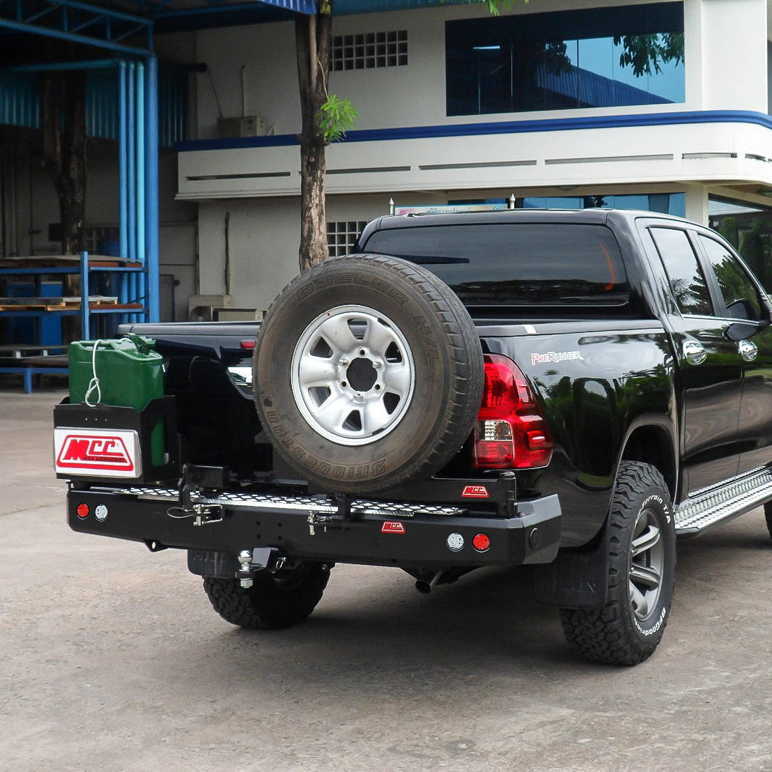 Hilux 2016-Current  022-02 Rear Wheel Carrier Single Jerry Can Holder Package - SKU MCC-01017-202PK2